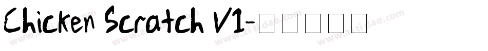 Chicken Scratch V1字体转换